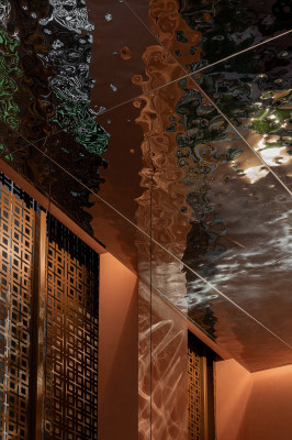 Ceilux plafond verlichting Inox Rippled Stainless Steel